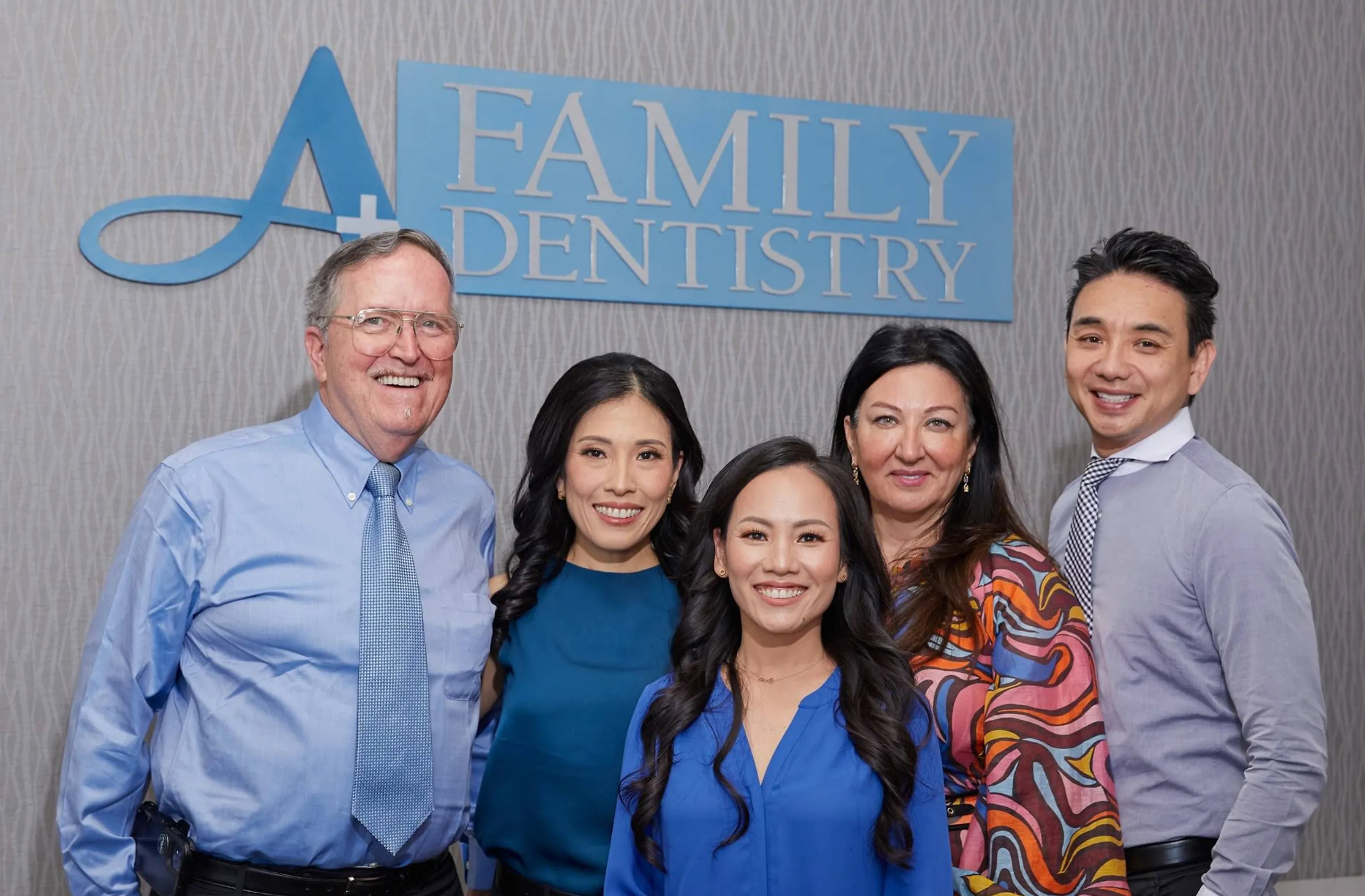 A+ Family Dentistry doctors and team members